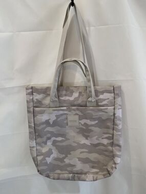PINK Victoria’s Secret Convertible Backpack Tote Bag - Gray Camo Print -